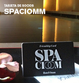Tarjeta de socios Spaciomm | Hotel 5 estrellas Barcelona | Hotel Omm